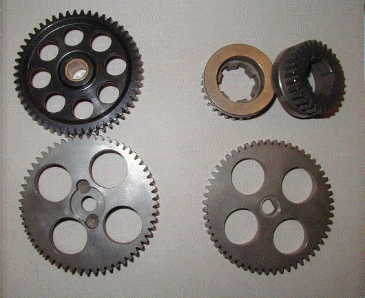 All variations of drive gears